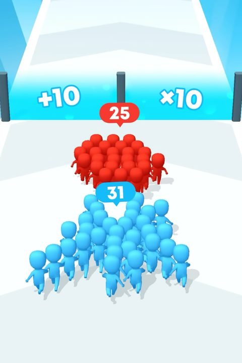 Count Master: escolha do portal +10 ou ×10